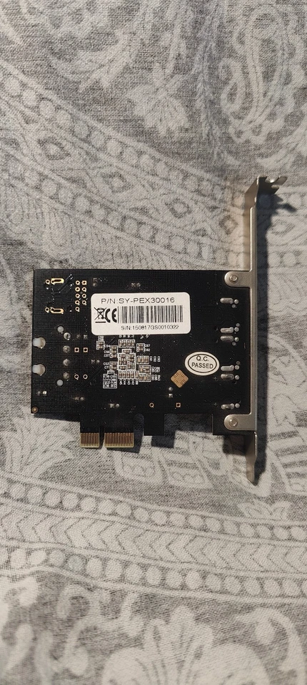 Syba SY-PEX30016 3 Port IEEE 1394 Firewire 1394B & 1394A Pcie 1.1 X1 Card TI XIO - Image 3 of 4