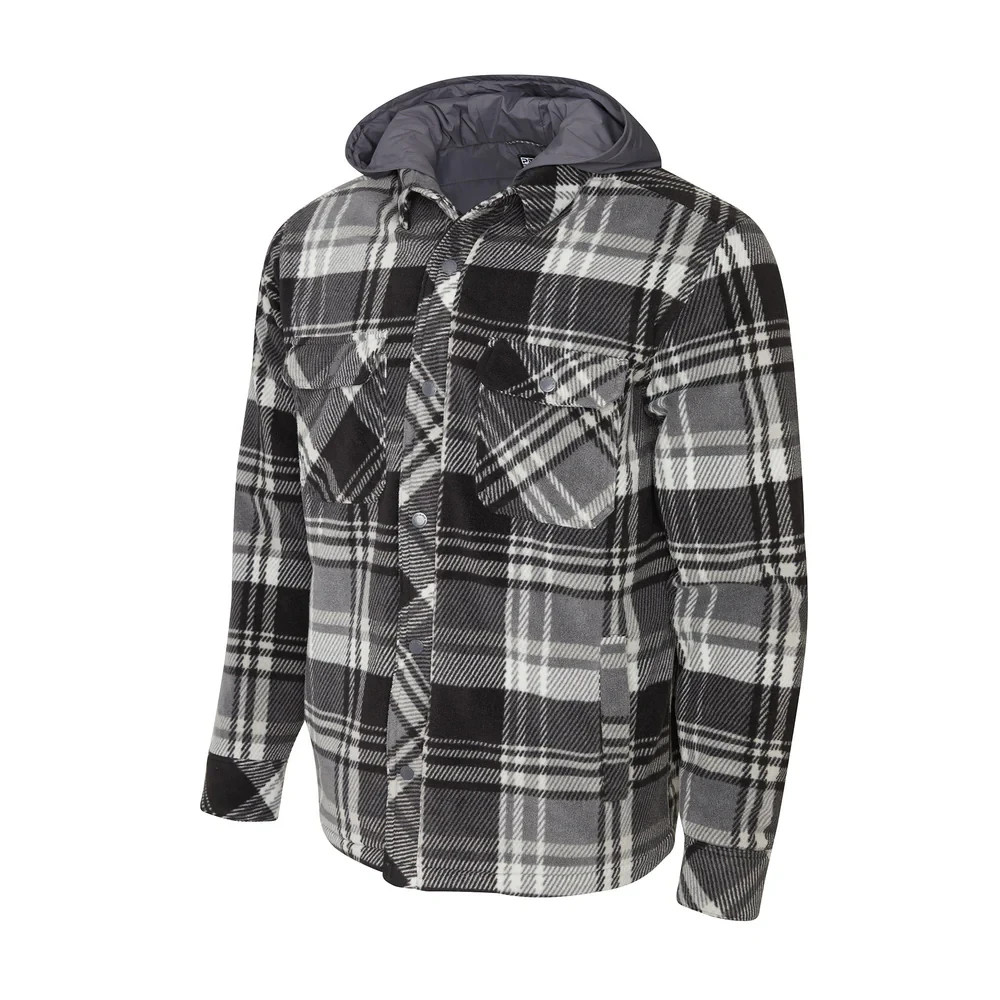 Pelagic Anacapa Hooded Polar Fishing Fleece Shirt - Size L - Color Black Grey 15090₽