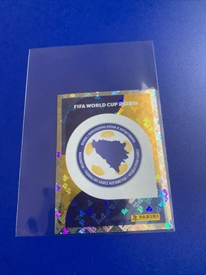 Panini World Cup 2026 Bosnia and Herzegovina Badge Logo Hologram Sticker BIH 1