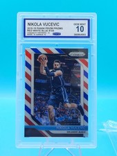 NIKOLA VUCEVIC 2018-19 Panini Prizm #169 Red/White/Blue Prizm - CCG GEM MT 10