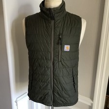 Carhartt Vest Mens SZ S Rain Defender Insulated Relaxed OV2288-M Green Acumatica