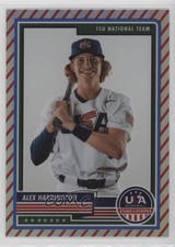 2023 Panini USA Baseball Stars & Stripes Stripes Prizm Alex Harrington #27 0xz8