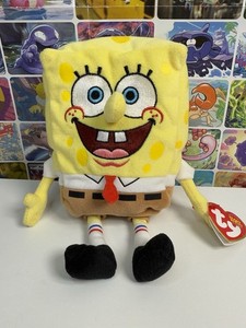 TY Beanie Baby SpongeBob SquarePants Plush 8” Nickelodeon Viacom 2004 w/ Tags