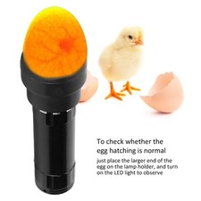 Black Egg Candler Tester 9 Lamp Safe Cool Light Egg Candler With Lanyard FI
