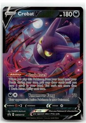 Crobat V SWSH110 Sword & Shield Black Star Promo Holo