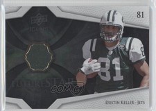 2008 Upper Deck Icons Future Stars Materials Silver Dustin Keller #FSM19 0f8