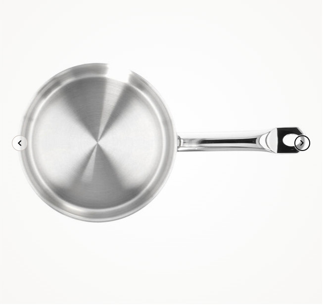 Demeyere Resto Four-Cup Egg Poacher Set 18 cm, 18/10 Stainless Steel, silver