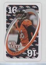 2024 Uno Fandom NFL Denver Broncos Navy Blue Wil Lutz #16 0c4