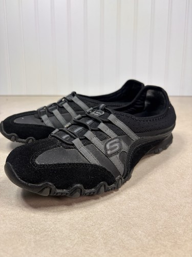 Skechers Bikers Hot Ticket Mary Jane Sport Slip Shoes Women’s Sz 21363