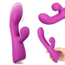 Clit Tapping Thrusting Stroking Rabbit G-spot Vibrator Sex-toys for Women Couple