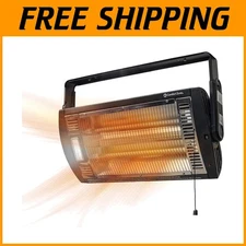 Ceiling Mounted Quartz Heater - 1500W, Metal Safety Grille