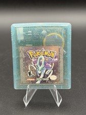 Pokemon Crystal Version (Nintendo Gameboy Color, 2001) GBC Authentic New Battery