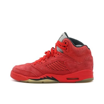 Nike Air Jordan 5 Damen Red Suede EU 36.5 Rot 440888-602 Air Limited Edition
