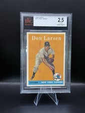 1958 Topps - Don Larsen BVG 6 #161