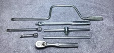 Vtg. Craftsman 38 Drive Ratchet Speed Wrench Breaker Bar Etc. V-series Vtg. Craftsman 38 Drive Ratchet Speed Wrench Breaker Bar Etc. V-series