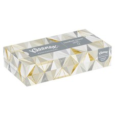 Kleenex 2-Ply Facial Tissue Flat Box 125 Count 12 Packs 1500 Total