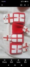 England Wrist Bands Red & White