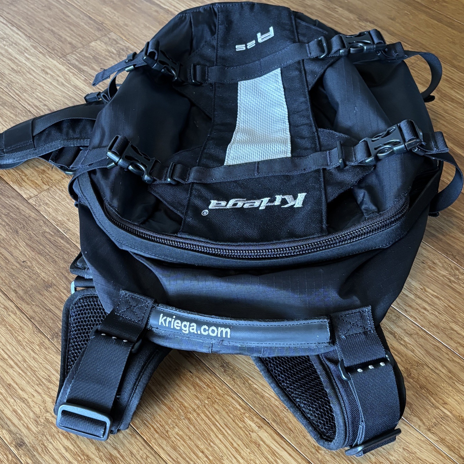 Kriega R25 Backpack Compatible With Harness Pocket, Black, Waterproof, 25L