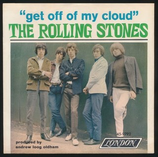 Rolling Stones VINTAGE 1965 'GET OFF OF MY CLOUD' US PICTURE SLEEVE N MINT !