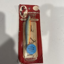 Vintage Smithwick Rattlin Rogue 5-1/2” Blue Back Orange Belly Bass Fishing Lure