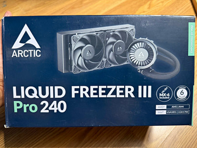 ARCTIC Liquid Freezer III Pro 240 240mm AIO CPU Cooler Black AM4 LGA1700