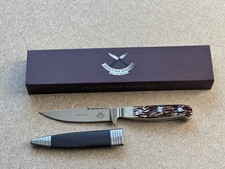 Jagdmesser, Jagdnicker mit Hirschhornschale, Hunting Knives (MBD-122)1030