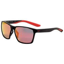 NEW Nike IQ7244-013 Matte Black MAVERICK TEAM Sunglasses with Red Mirror Lenses