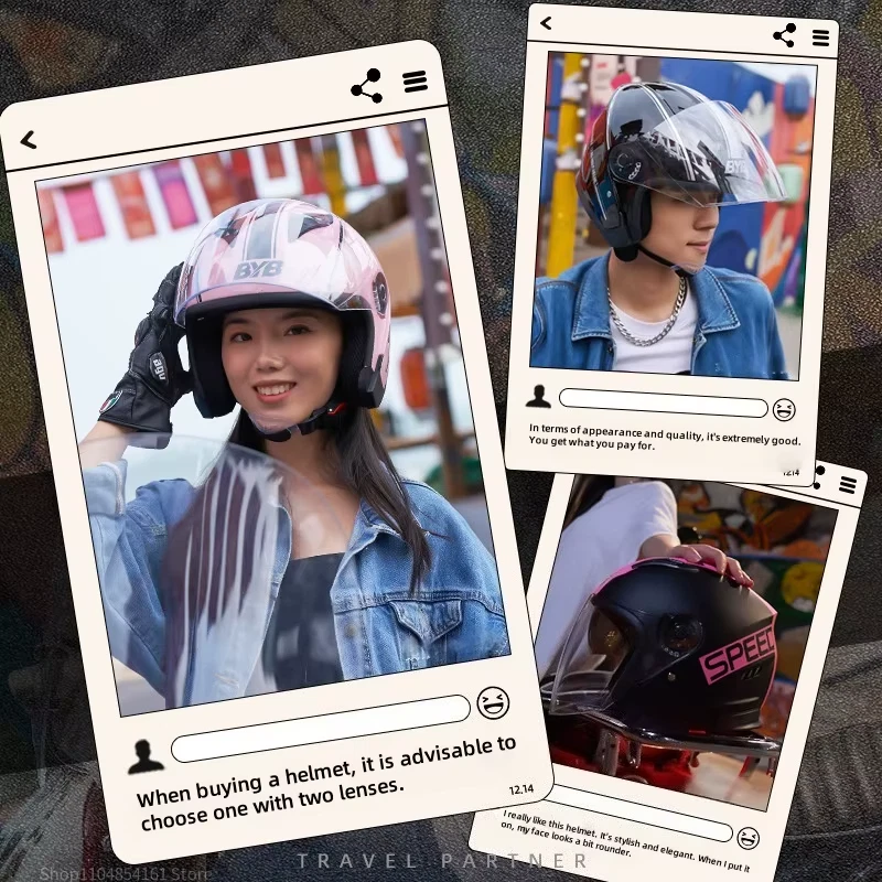 Casco Moto Doppia Lente Antiappannamento Quattro Stagioni - Imagen 4 de 4