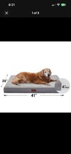 Ophanie Orthopedic Foam Bed 41 X 28 X 4  For Large Dogs