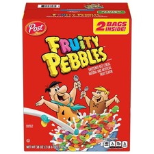 Post Fruity PEBBLES Sweetened Breakfast Cereal 38 Ounce 