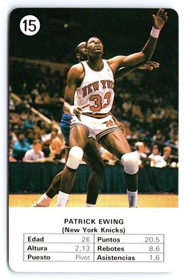 1988 Fournier Estrellas - Patrick Ewing #15