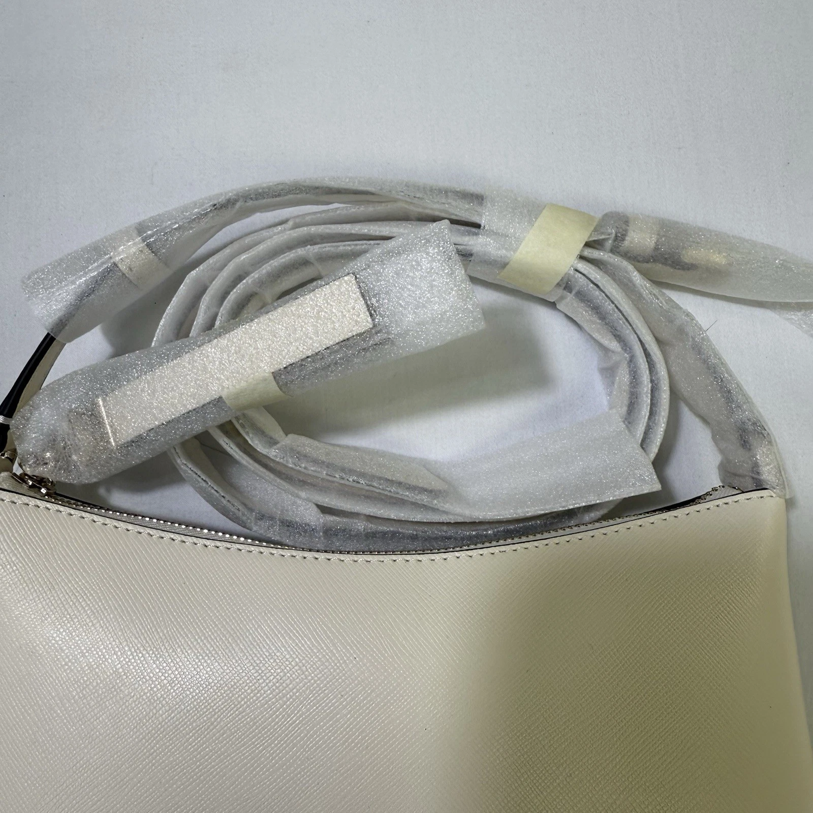 Borsa a tracolla Kate Spade Sadie borsa in pelle bianca meringa KE594 nuova con etichette $259 prezzo consigliato dal produttore