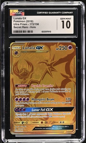 Lunala-GX graded CGC 10 for sale on eBay
