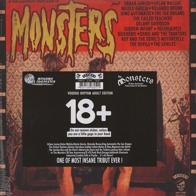 V.A. - The Monsters Burn In Hell (Vinyl LP+CD - 2016 - EU - Original)