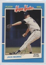 1990 Fleer Baseball's League Leaders Box Set Jack Morris #27 HOF 02v3