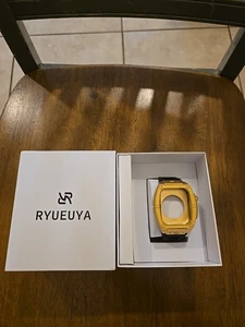 Ryueuya Luxury Designer Stainless Steel Watch Band For Apple Watch 9,8,7,6