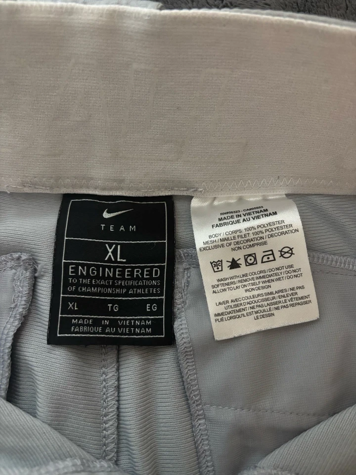 New Nike Vapor Select Big Girls' Gray Softball Pants AV6882-100 Size XL - Image 3 of 4