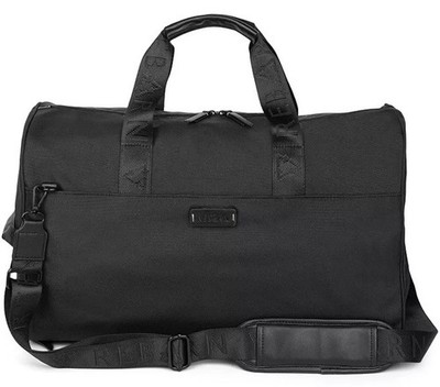 Bugatti Reborn Collection 2-in-1 Hybrid RFID-Blocking Recycled Duffle Bag BLACK