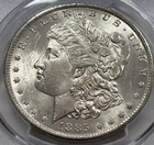 1885-O Morgan Silver Dollar PCGS MS63 Blast White Better Date NICE Eye Appeal