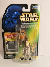 Kenner Star Wars Power of the force Ewoks Wicket and Logray Freeze Frame with...
