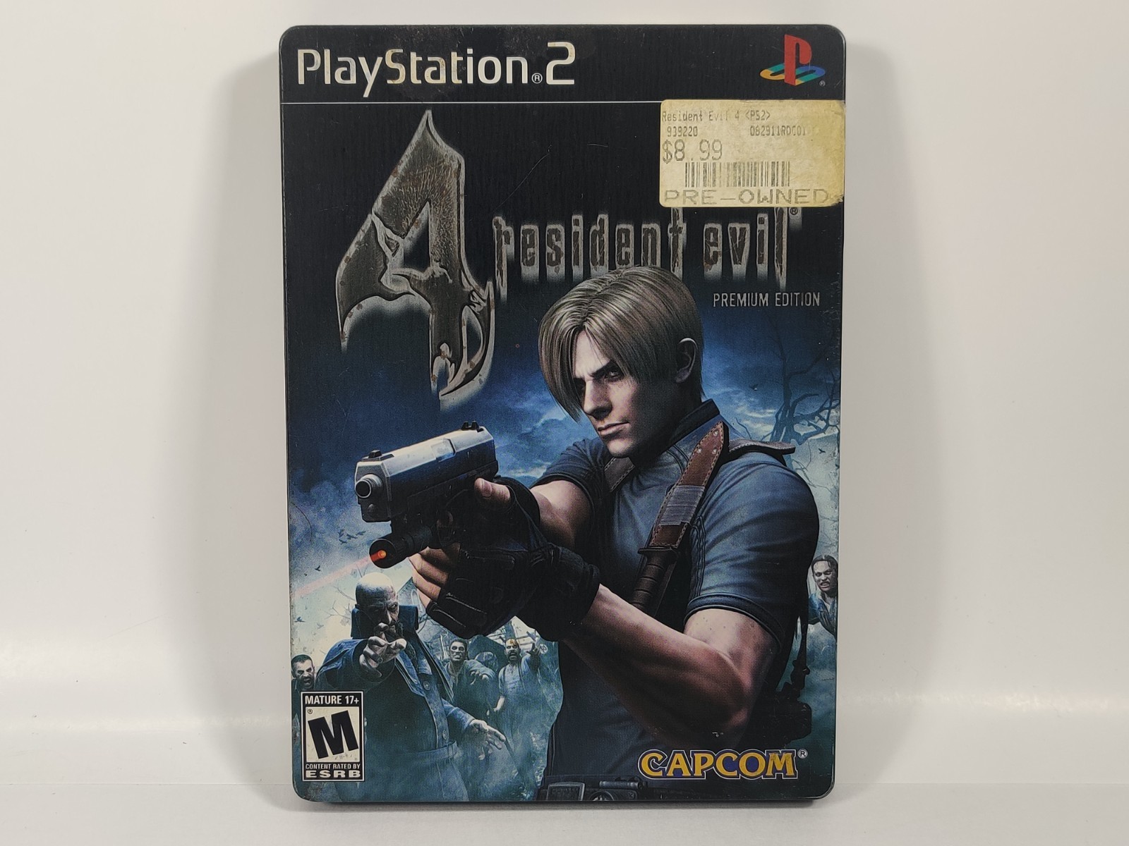 Resident Evil 4 Edición Premium Steelbook PS2 PlayStation 2 - SIN DVD