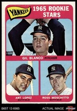 Click to enlarge Yankees 1965 Rookie Stars (Gil Blanco / Art Lopez / Ross Moschitto)