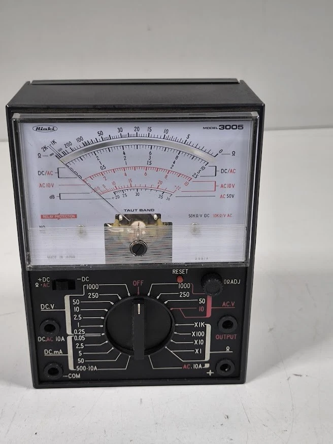 Hinki Modell 3005 Analog Multimeter - Ungeprüft, Zeichen Der Verwendung - Bild 3 von 4