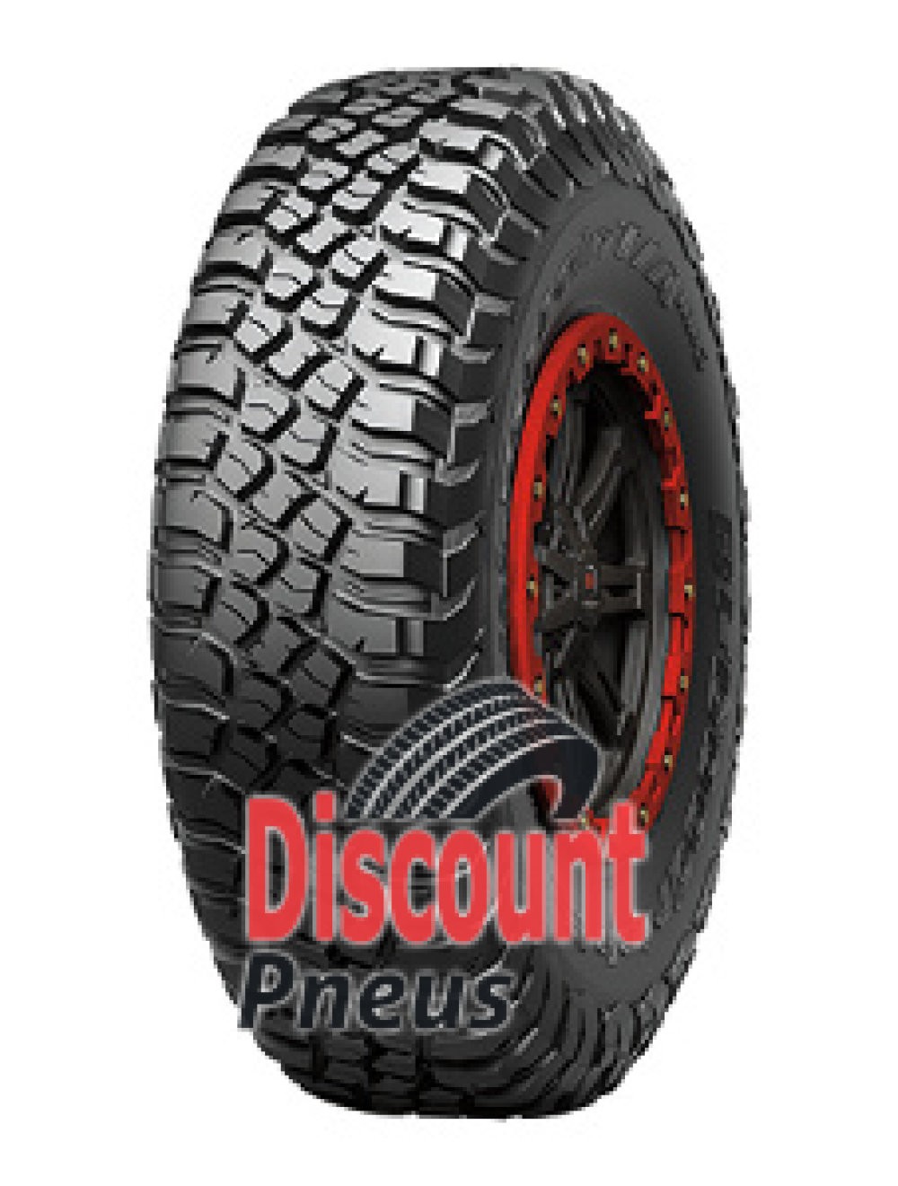 Pneu boue LT235/75 R15 KM3 pour éviter le patinage en franchissement 4x4