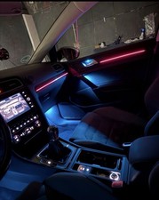 Ambientebeleuchtung Golf 7 LED Streifen Strips Blende Hell 100 Farben OEM MIB VW