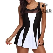 Zando Boyshort Swimdress One Piece Swimsuit Size XL