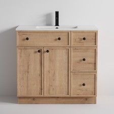 36"/ 48"/ 60" /72" Bathroom Vanity Set W/Drop in Sink Faucet Cabinet Combo