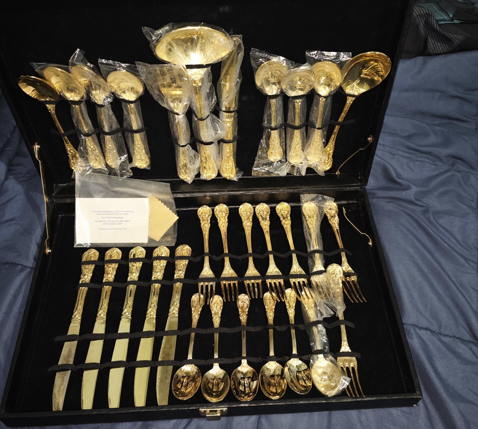 WM Rogers & Son Enchanted Rose Gold Plated Silverware Flatware 