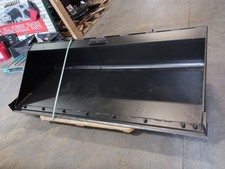 JENKINS 84" LOW PROFILE SKID STEER DIRT BUCKET 36" FLOOR 21" HIGH W/BOLT ON EDGE