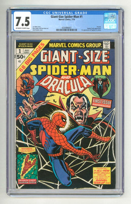 Giant-Size Spider-Man #1 Marvel Comics CGC VFN- 7.5 - Dracula and Human Torch